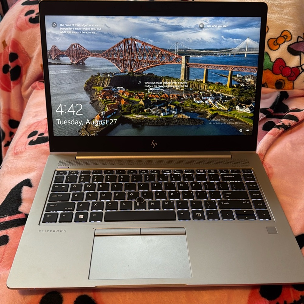 Hp elitebook 745 g6 14” laptop 250 gb memory, factory mode and like brand new